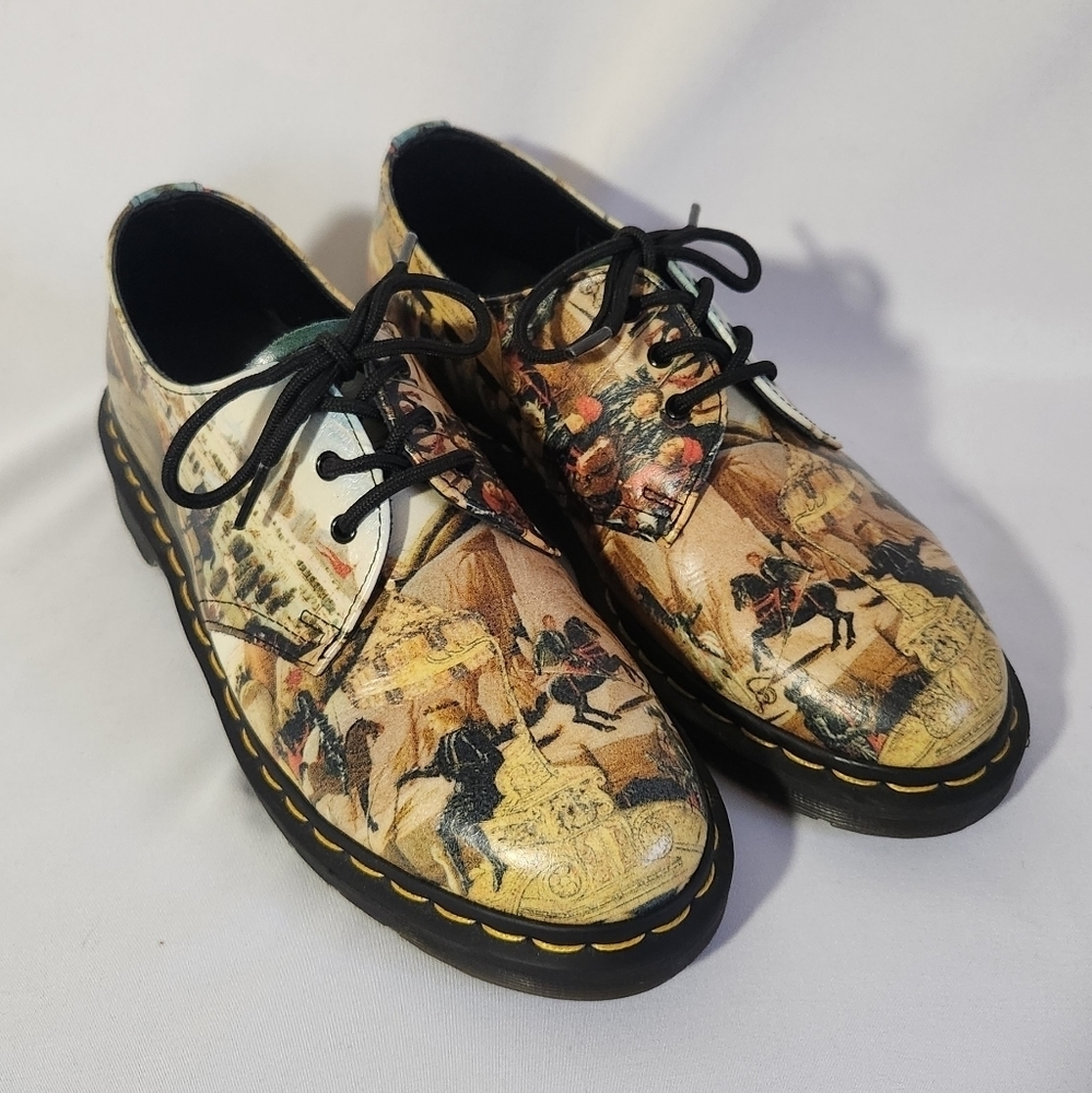 Dr. Martens 1460 Di Antonio Rare Renaissance Art Collection - Picture 8 of 11